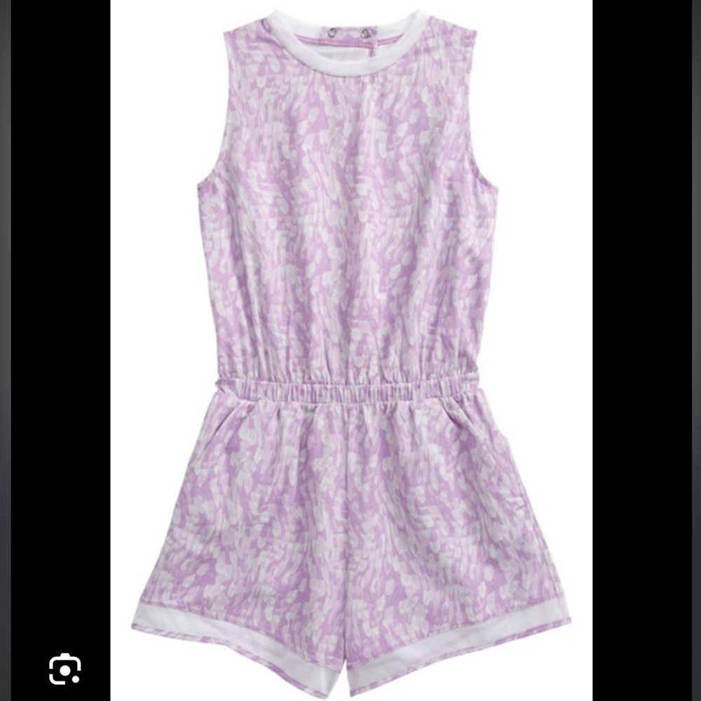 Zella Athletic ‘Purple Spectre Harley Texture’ Romper
